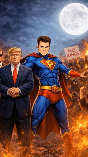 Super Hero Stepped Between Trump and the Riot… What Happened Next 😳🔥