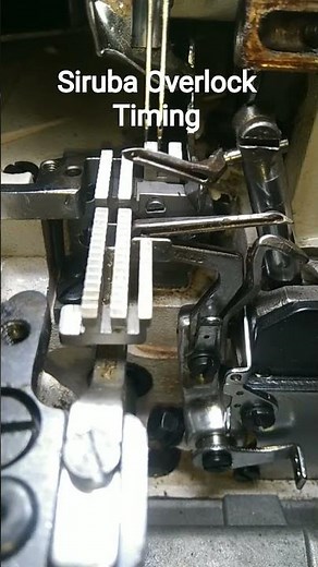 Overlock timing #sewingmachinetutorial #sewing #sewingtips