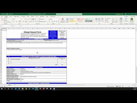 Change Request Form Template