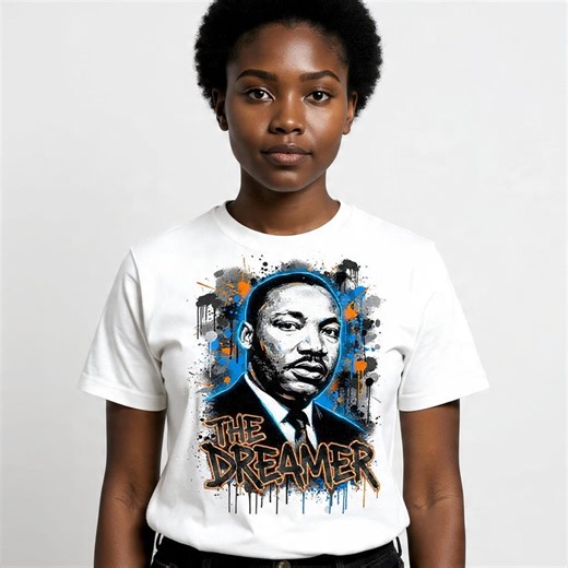 MLK Dream PNG | Black History PNG Inspirational Portrait Design (digital Download) - Etsy