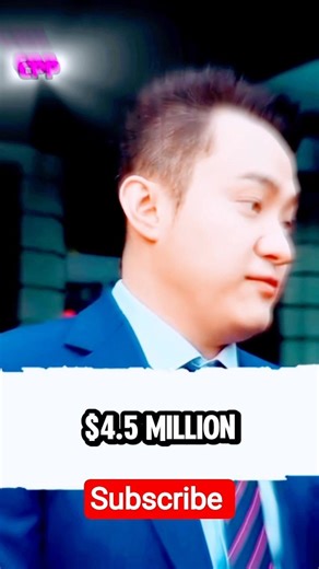 Justin Sun Paid $4.5 Million #JustinSun #CryptoNews #Bitcoin #Blockchain #Cryptocurrency #Crypto2026
