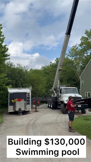 Building a $130,000 Swimming Pool: The Big Lift! 🏗️🏊‍♂️