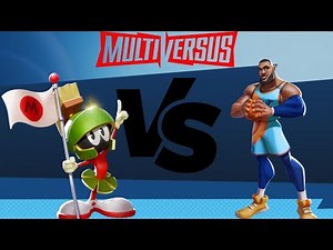 Marvin The Martian VS Lebron James - Multiversus Gameplay