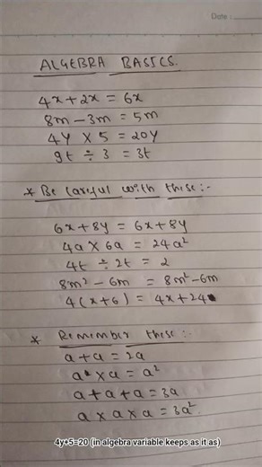 Basic Maths Algebra #maths #exam #mathstricks #mathstricks #maths #exam#shortvideo #math