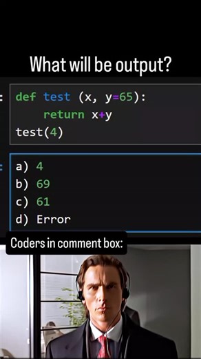 NeuroRaid on Instagram: "Understand define function in python. Solve this quiz to prove your coding skills. #pythonbeginners #coding"