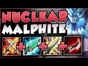 NUCLEAR MALPHITE TOP! INSTA 1 SHOT ENEMY TEAM WITH ONE ABILITY?? MALPHITE GAMEPLAY League of Legends