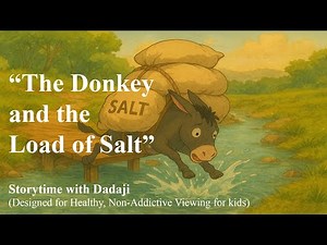 The Donkey and the Load of Salt | Panchatantra Moral Story in English | Storytime with Dadaji