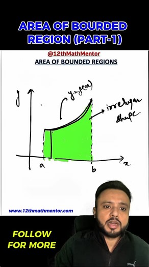 Ankit Kumar on Instagram: "Area if Bounded Region (Part 1) — Class 12 Maths 2026 Students, don’t miss this! 📦 95+ Maths Bundle — Your complete solution for Board Exam 2026: 1️⃣ Chapterwise CBQs (Case-Based, Assertion-Reason) with solutions 2️⃣ Chapterwise PYQs with detailed solutions 3️⃣ Chapterwise MCQs with answers 4️⃣ 10 Sample Papers – 2026 pattern 5️⃣ Most Important & Repeated Questions (2026 ready) 6️⃣ Quick Revision Booklet per chapter 💥 All this in one digital bundle — Just ₹699 💯Trus