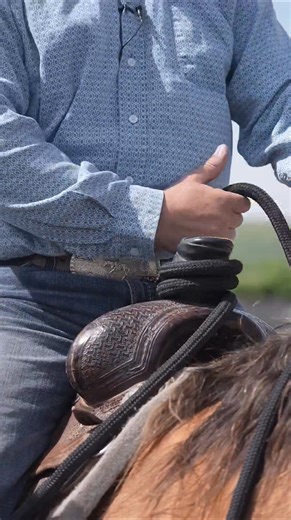 Quick Tip-how to dally (wrap your rope) safely around the saddle horn. | Luke Reinbold Horsemanship LLC