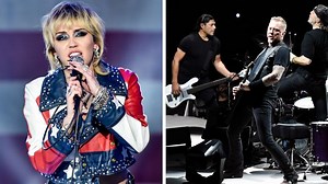 Miley Cyrus teams up with rock legends for an epic cover