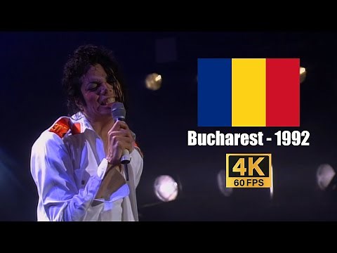 Michael Jackson | Man in The Mirror - Live in Bucharest October 1st, 1992 (4K60FPS)