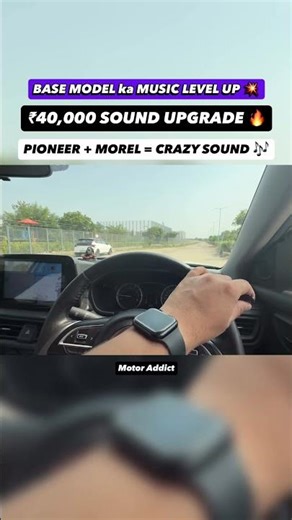 Brezza Base Model Got 40K Sound Setup 🔥 | Pioneer Headunit + Morel Speakers 🎶