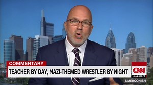 Teacher by day, Nazi-themed wrestler by night