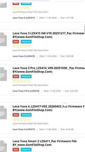Lava Latest 5G & 4G Firmware Files Updated | GSMFileShop
