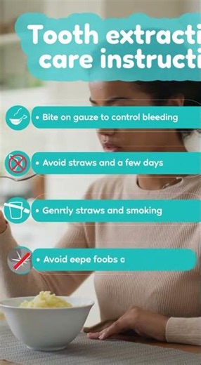 🦷 Just had a tooth extraction? Follow these tips to heal properly.
