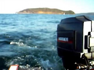 OUTBOARD 75 HP MARINER TEST RUN ON BOAT
