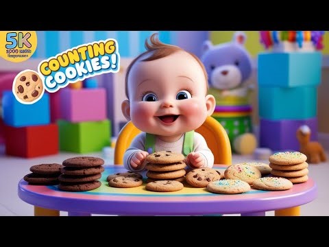 "🍪✨ Count Cookies with Us! Fun Kids’ Nursery Rhyme & Singing Adventure!"