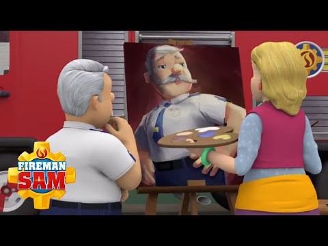 Officer Steele get’s a painting! | Season 12 Takeover! | Fireman Sam Official