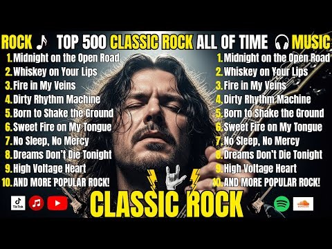 🎶 Classic Rock Golden Era Mix | 500 Timeless Songs | Vol. 1