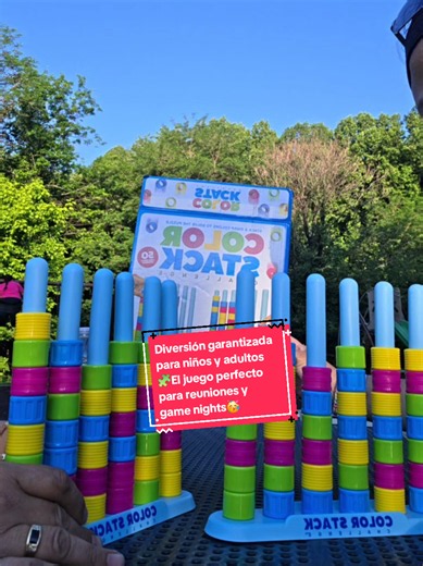 I Color Stack Challenge by Relatable – A Fast-Paced Color Matching Puzzle Game for Fun Parties and Family Game Night. Includes 2 Stack Racks, 50 Challenge Cards, 80 Rings & InstructionsEl juego de colores más divertido para toda la familia 🎨🔥#Color#Stack#Challenge#ChallengeGame#partygames