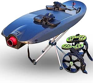 Amazon.com : Electric Surfboard Battery Powered Motorized Jet Surf Board Carbon Fiber high Speed Water Recreation Sports Equipment for Adult (Black) : Sports & Outdoors