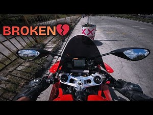 I BROKE my new Ducati Panigale V4😭