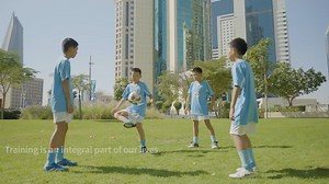 The #AsianCup2023 isn't only a festival of football extravaganza, it's also the catalyst for nurturing passion for the sport among young enthusiasts! 🤩 #YiliFlagBearers | AFC Asian Cup