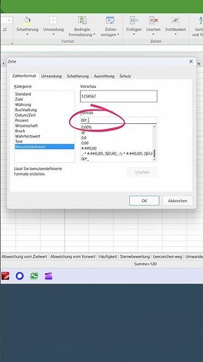 PlanMaker Nummern mit Füllzeichen