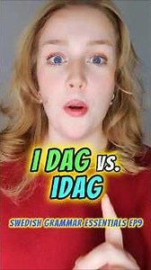 I dag or idag What is the correct spelling in Swedish 🇸🇪 Swedish Grammar explained