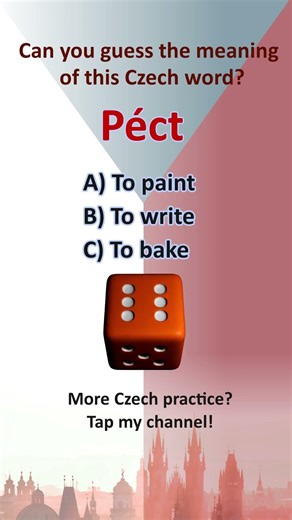 Guess This Czech Word! 🇨🇿 (#73) #learnczech #quiz #ceskyjazyk #english #czechlisteningpractice