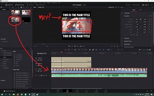 How to crop a video in davinci resolve 16