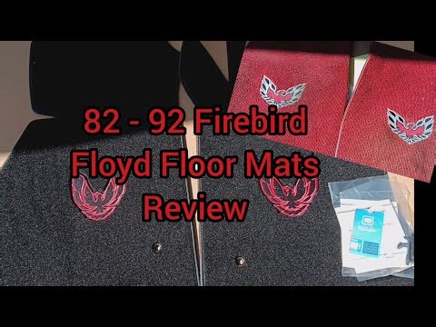 82-92 Firebird Floyd Floor Mats Review