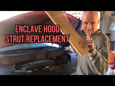 2013 Buick Enclave Hood Strut Replacement. Easy Fix!
