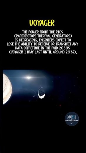 Voyager 1 RTG Power Decline (2030s) #3iatlas #interstellarobject #nasa #astronomy #space #planet