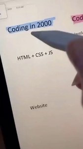 coding in the early 2000s vs. coding now 😂