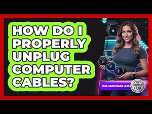 How Do I Properly Unplug Computer Cables?