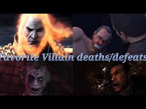 My favorite Villains Deaths/Defeats in Video Games Compilation