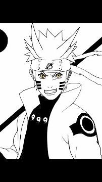 How to Draw Naruto Sage Six Paths Pencil drawing | Anime Easy drawing | Easy Pencil Sketch