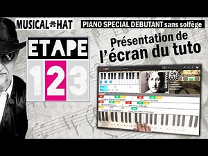 TUTO piano débutant : Etape 2 Description de l'écran