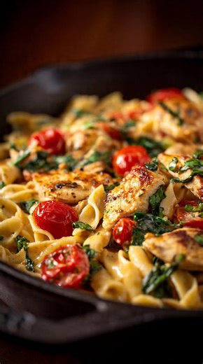 30-Minute One Pot Chicken Pasta Ingredients: 1 Tbsp neutral cooking oil (vegetable or olive oil) 1 large onion, peeled and chopped 2 large boneless, skinless chicken breasts (about 1 lb), cut into bite-size chunks Salt and black pepper – a pinch of each 2 cloves garlic, minced 1 Tbsp tomato paste (tomato purée) 1 red bell pepper, deseeded and chopped 300 g (about 4½ cups) dried pasta (spirals, penne, or similar) 1 tsp dried oregano ½ Tbsp Worcestershire sauce 2 cans (14 oz each) chopped tomatoes