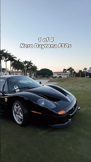 1 of 4 finished in Nero Daytona. This Ferrari F50 in one of the rarest specs ever produced.