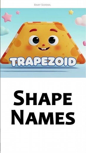 Shape Names Part 2: Learn Geometry Shapes for Kids | Baby School