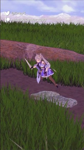 Aether and Keqing - Time stop