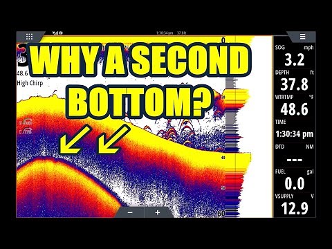 Do you know what a SECOND BOTTOM on your fish finder means? 1 MINUTE Excerpt- Sonar for dummies.