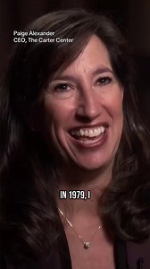 The CEO of The Carter Center, Paige Alexander, recalls meeting former President Jimmy Carter for the first time as a little girl in 1979 — and recounting the story for him years later when they started working together: “It’s been really an honor of a lifetime to have his wisdom.” | CBS Mornings