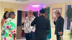 11K views · 394 reactions | #FijiTimesNews | Over one third of the artwork displayed at Samson Lee’s Blooms of Aloha event has already been sold. Fijian visual artist and designer Lambert Ho curated the art showcase, bringing decades of experience and a deep connection to Pacific symbolism. His carefully selected pieces complement Lee’s fashion collection, creating a rich dialogue between Fijian and Hawaiian creative traditions. #Fiji #FijiNews  JAKE WISE | The Fiji Times | Facebook