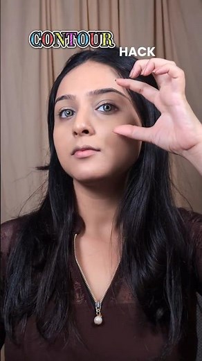 how to contour on a chubby face ✨ #trending #makeuphacks #makeuphacks #contour #hack #ytshorts #fyp