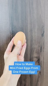 1.8M views · 9.5K reactions | This frozen egg hack makes the curest...