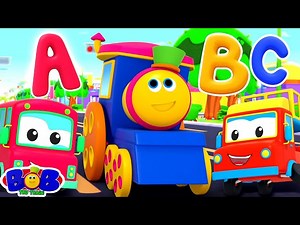ABC Alphabet Transport Vehicles Nursery Rhyme & Learning Videos by Bob The Train - Videos For Kids