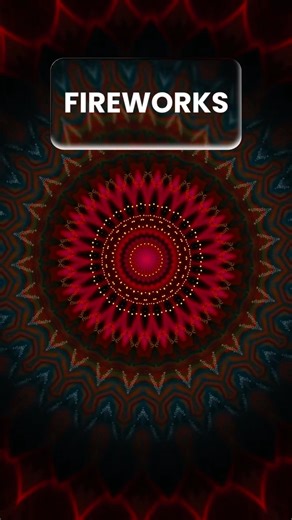 Hypnotic Fireworks Burst: Cosmic Colors for Deep Calm 🎆 #Shorts